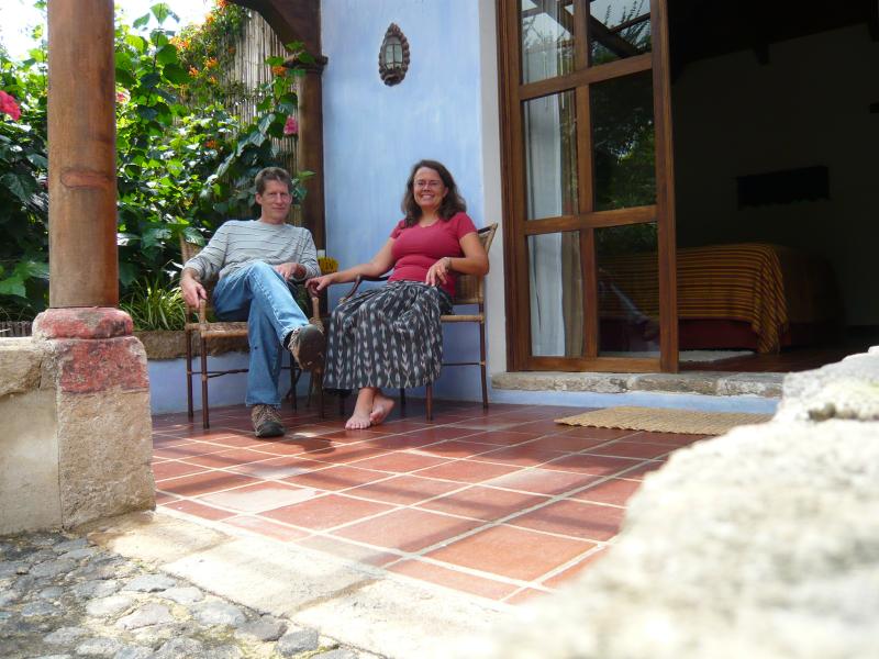 P1000676.JPG - Our first day in Guatemala sitting on our patio.